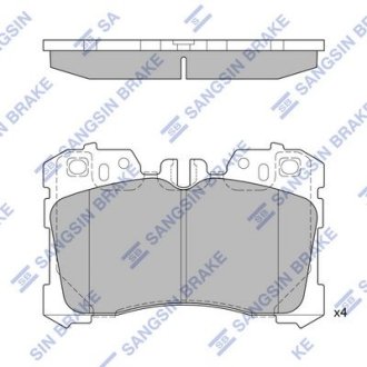 Кт. Тормозные колодки Hi-Q (SANGSIN) SP1496