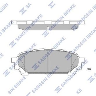 Комплект тормозных колодок. Hi-Q (SANGSIN) SP1532