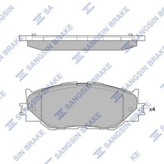 Комплект тормозных колодок. Hi-Q (SANGSIN) SP1543