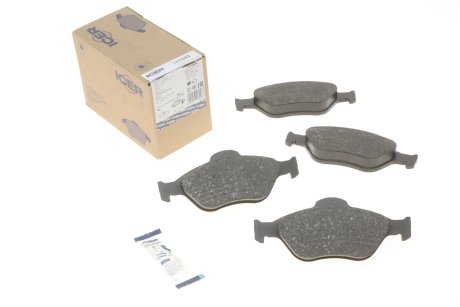 Колодки тормозные (передние) Ford Fiesta 95-10/Fusion/Ka 02-12/Puma/Mazda 121 96-03/Mazda 2 03-07 ICER 181343