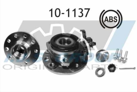 Підшипник маточини (передньої) Opel Astra G 98-09 (+ABS)(к-кт) IJS GROUP 10-1137