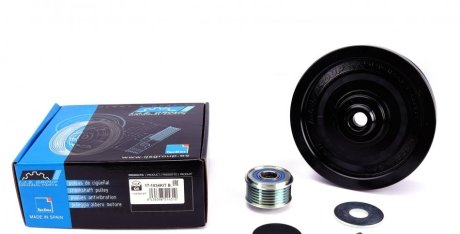 Шків колінвала + шків генератора BMW 1/3/5/X3 2.0D 02- (4PK+6PK) IJS GROUP 17-1034KIT B