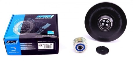 Шкив коленвала + шкив генератора BMW 3 (E90/F30/F80)/ 5 (F10) 1.6-2.0 d 07- IJS GROUP 17-1136KIT