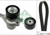 Комплект ременя генератора Renault Megane II 2.0 dCi 05-09 (7PK1705) INA 529 0423 10 (фото 9)