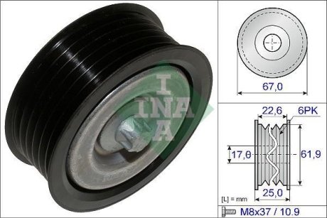 Обводной ролик INA 532 0526 10