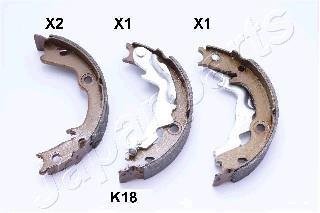 HYUNDAI гальмівні щоки Accent -10, KIA Rio 05- JAPANPARTS GF-K18AF