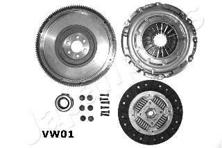 VW К-кт зчеплення з маховиком Audi A3,Skoda Octavia,SuperB,Caddy III,Golf V,VI,Passat,Touran 1.9/2.0TDI 03- JAPANPARTS KV-VW01