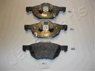 HONDA гальмівні колодки передн.Accord 03- JAPANPARTS PA-452AF