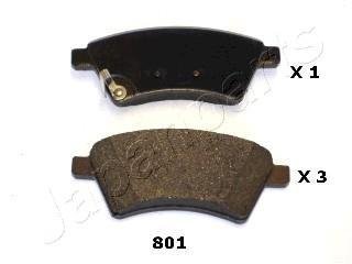 SUZUKI гальмівні колодки передн. SX4,Fiat Sedici 06- JAPANPARTS PA-801AF (фото 1)