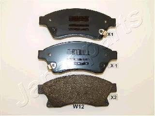 CHEVROLET гальмівні колодки передн.Aveo,Cruze,Opel Astra J 09- JAPANPARTS PA-W12AF