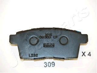 MAZDA колодки гальм.задн.CX-7/9 JAPANPARTS PP-309AF