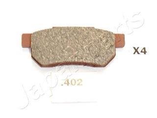 HONDA гальмівні колодки передн.Accord 85- JAPANPARTS PP-402AF