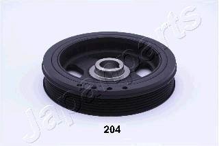 TOYOTA Шків колінчатого валу AURIS 1.4 D-4D 07- JAPANPARTS PU-204