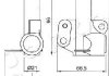Ролик ремня приводного Hyundai Sonata 2.0I,2.4I (06-), Santa Fe 2.0I (06-), Trajet 2.0I (01-)/Kia Magentis 2.0I (09-) JAPKO 45H26 (фото 2)