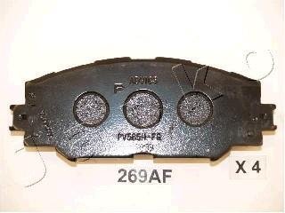 Колодки тормозные передние Toyota Auris, Verso, RAV4, Yaris, Corolla (05-16)/Subaru Trezia (10-) JAPKO 50269