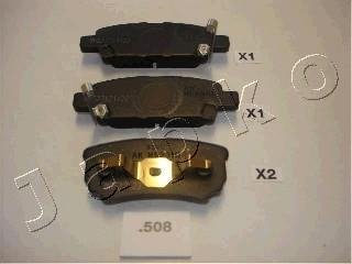 Колодки гальмівні дискові задні Mitsubishi Lancer, Outlander/Jeep Compass, Patriot, Caliber, Avenger (03-) JAPKO 51508