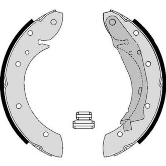 PEUGEOT гальмівні колодки задн. 405 II Break (4E) 1.9 D 92-96 Jurid 362613J