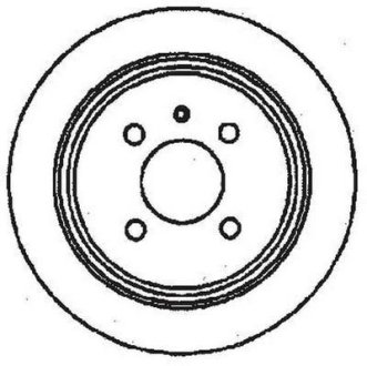 Гальмівний диск задній BMW 3-Series, Z1 Jurid 561132JC