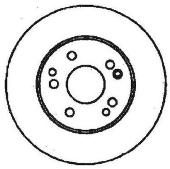 Гальмівний диск задній Mercedes 190 / W124 / Coupe / E-Class Jurid 561333JC