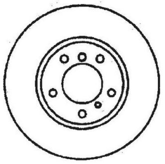 Тормозной диск передний BMW 5 (E34),7 (E32) Jurid 561479JC