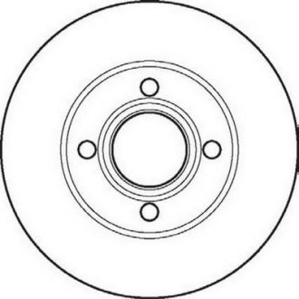 AUDI диск гальмівний передній 80 1.8-2.3E 91-92 Jurid 561691JC