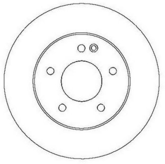 Тормозной диск передний Mercedes C-Class / Fiat Strada Jurid 561697JC