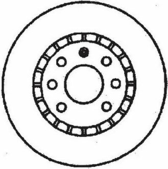 Гальмівний диск передній Opel Omega A, B, Senator B / Vauxhall Jurid 561730JC