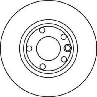 Гальмівний диск передній VW Transporter IV / Fiat Palio (1990->) Jurid 561857JC