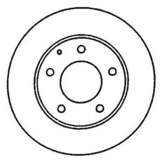 Гальмівний диск перед. OPEL Omega B 2,0i 93-00 Jurid 561869JC