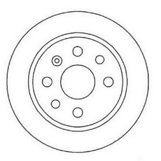 Гальмівний диск задній OPEL VECTRA B Jurid 561961JC