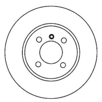 Гальмівний диск передній VW Polo / Seat Arosa Jurid 561980JC