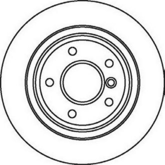 Гальмівний диск задній BMW 5-Series (1996->) Jurid 562062JC