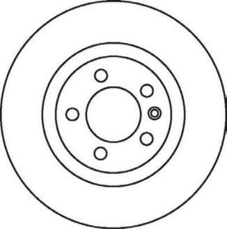 Тормозной диск передний VW LT 28-46 / Transporter Jurid 562079JC