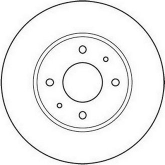 Гальмівний диск передній Mitsubishi Carisma / Volvo S40, V40 Jurid 562088JC