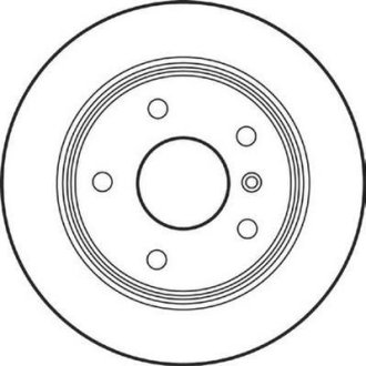 Гальмівний диск задній Mercedes A-Class (W168), Vaneo (1997->) Jurid 562149JC