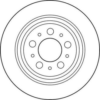 Гальмівний диск задній Volvo S60, S70, S80, V70, V70, XC Jurid 562174JC