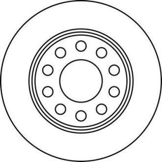 Тормозной диск задний Audi A4 / Seat Exeo Jurid 562191JC