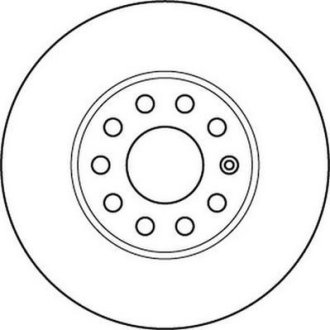 Гальмівний диск передній VW Caddy, Golf / Audi A3 / Seat Leon / Skoda Octavia Jurid 562235JC