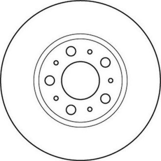 Тормозной диск передний Volvo S60 / S70 / S80 / V70 / XC70 Cross Country Jurid 562244JC