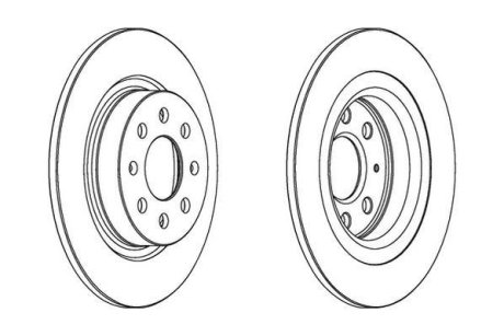 Гальмівний диск Jurid 562305JC