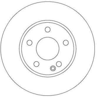 Гальмівний диск передній Mercedes A-Class Jurid 562309JC