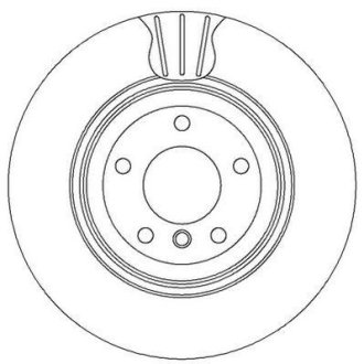 Гальмівний диск задній BMW 3-Series / X1 Jurid 562334JC