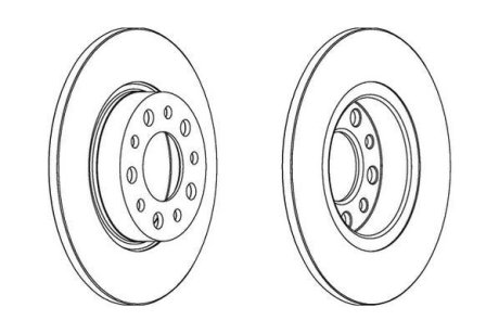 Тормозной диск Jurid 562501JC