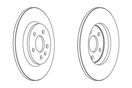 Тормозной диск задний Audi A4, A5, A6, A7, Q5 Jurid 562505JC