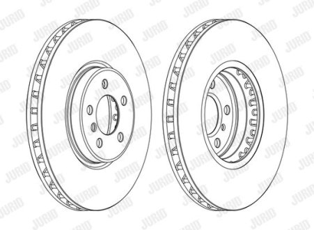 Тормозной диск Jurid 562522JC1