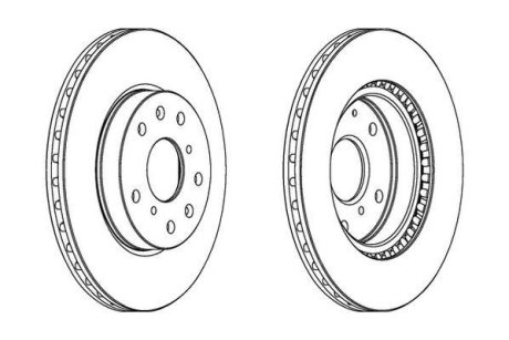 Гальмівний диск Jurid 562534JC