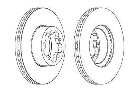 Гальмівний диск Jurid 562541JC