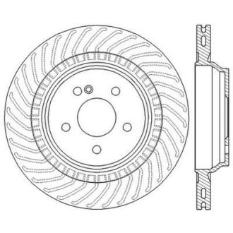 Гальмівний диск задній Mercedes S-Class (W221, W222, C216), SL (R230) Jurid 562568JC