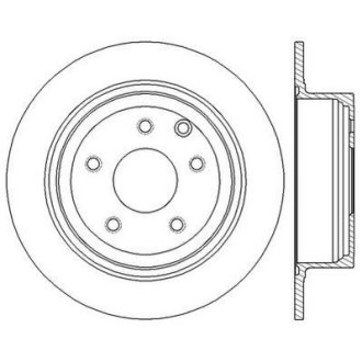 Гальмівний диск задній Nissan Altima, Juke, Maxima, Tiida, Teana, Sentra, Qashqai, Pulsar, NV200 Jurid 562576JC