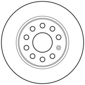 Гальмівний диск задній Audi A1, A3 / Seat Leon / Skoda Octavia / VW Caddy, Golf Jurid 562614JC